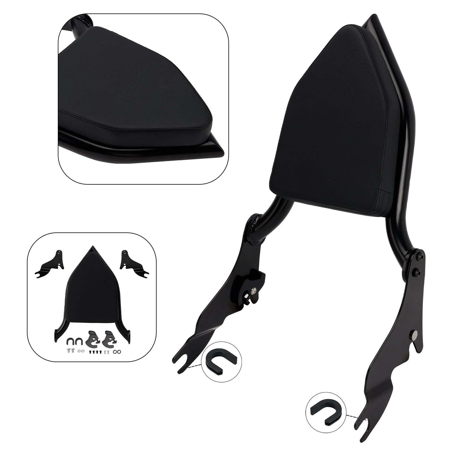 2000-2001, 2009, 2024 CVO Road Glide FLTRSE Passenger Backrest Sissy Bar Support