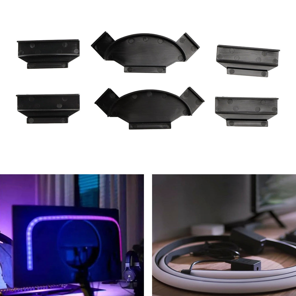 Philips Hue Play Gradient Light Strip Mount Brackets - 2 Pack for 55/65/75 Inch Displays