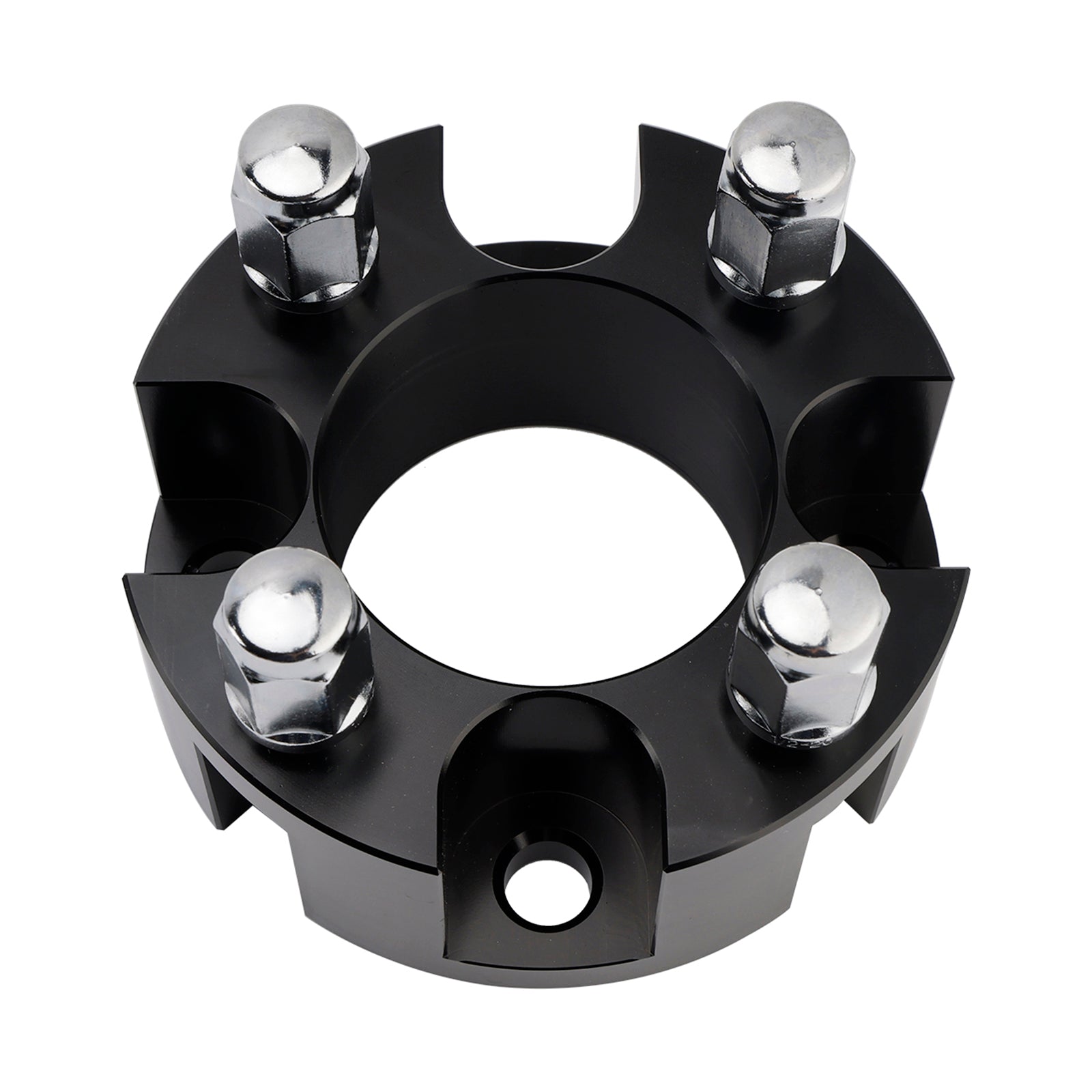 Golf Cart Wheel Spacers 2 Inch Black Lug Nuts Set for Club Car Yamaha EzGo