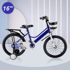 16 and 18 Inch Children's Bicycle with Balance Wheels, Rear Rack and Cargo Basket