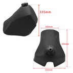 New 3.2 Gal Black Fuel Tank for 1985-2005 Kawasaki KLR250 KLR 250 Motorcycle