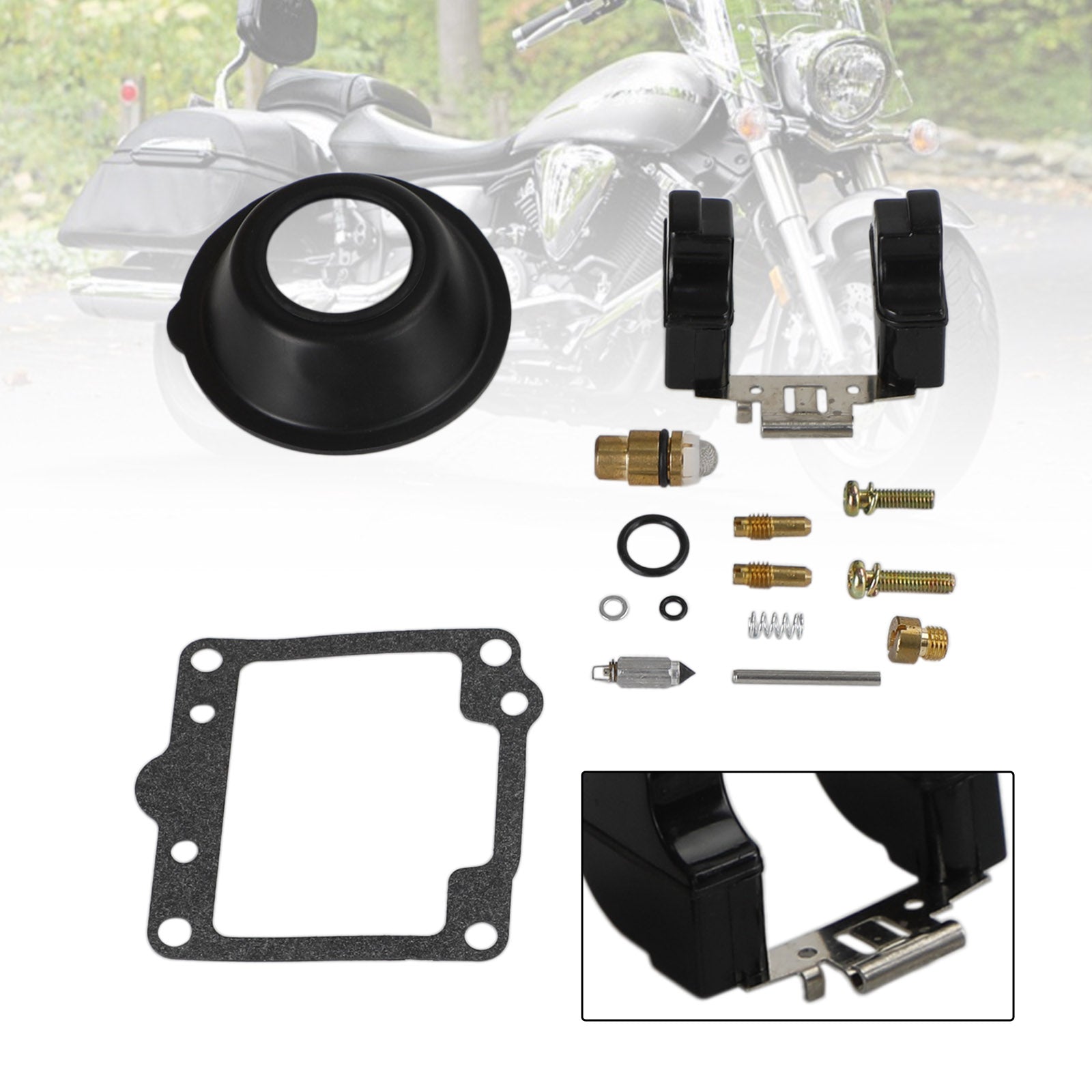 Carburetor Rebuild Repair Kit for 1980-1981 Yamaha XS1100 XS1100L XS1100S
