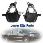 2007-2016 Chevy Silverado and GMC Sierra 1500 2" Drop Spindles 2WD 4WD