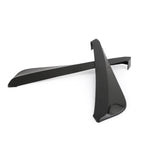 19" Gloss Black Universal Rear Bumper Splitter Diffuser Fin Canard Spoiler Lip Valence Generic