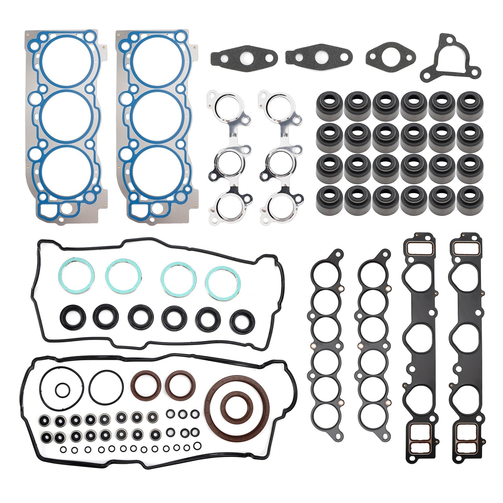 04111-62130 5VZ-FE Engine Gasket Set for 1996-2004 Toyota Land Cruiser Prado Complete Overhaul
