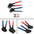 1/2" and 3/4" Pex Crimper Combo Set with Go No-Go Gauge and Angle Tool