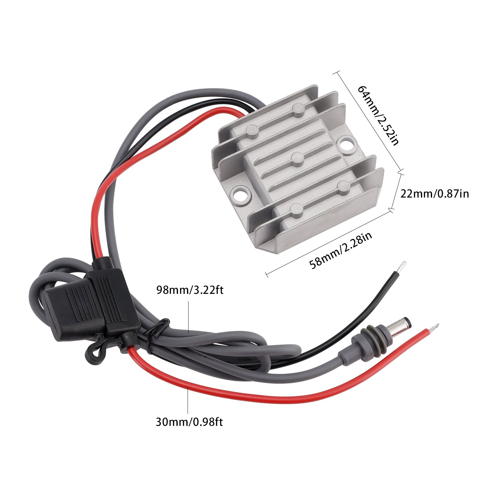12V 24V Step-Up Conversion Module 105W 3.5A 30V Mini Fused Power Supply