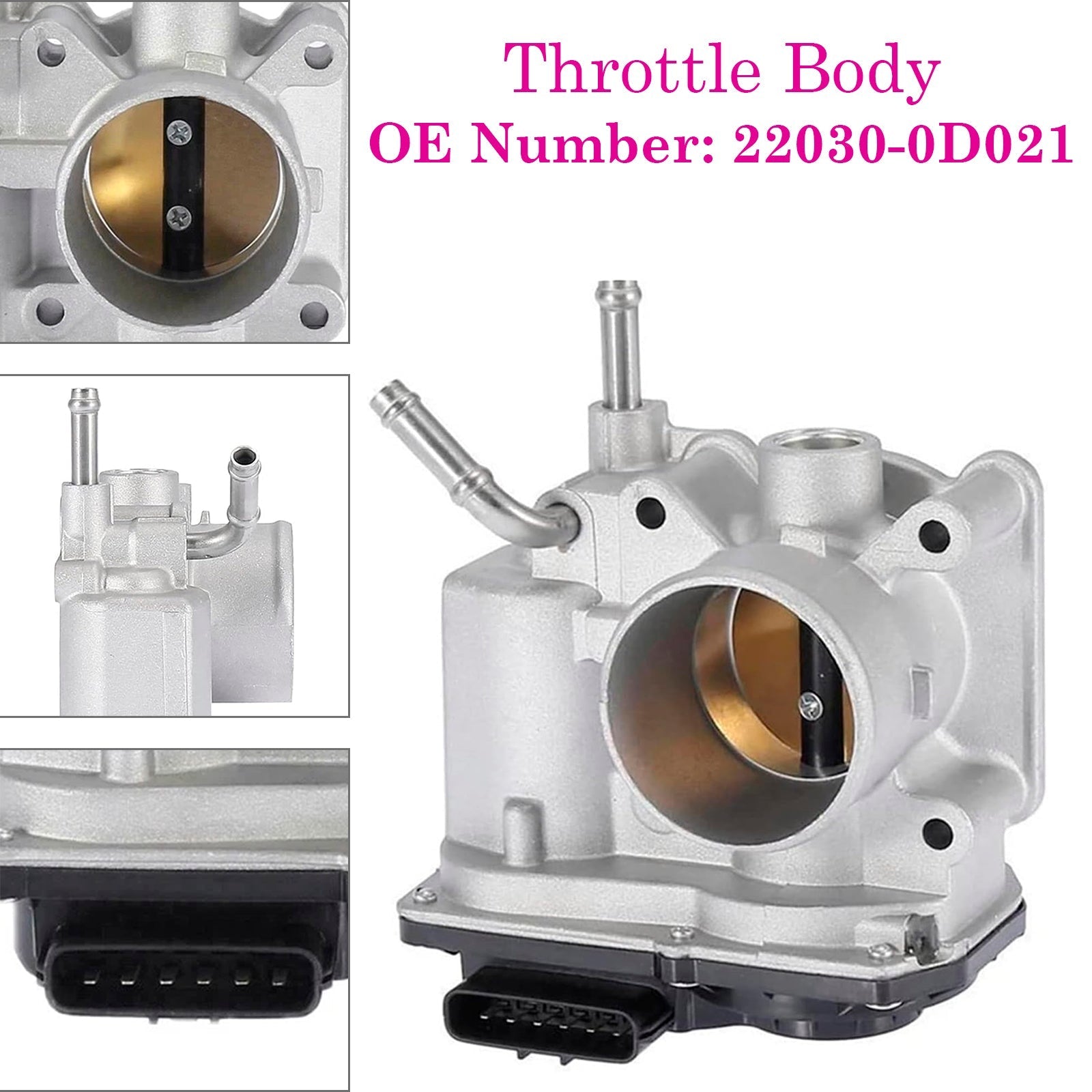2001-2008 Corolla Sedan E12 Engine Throttle Body Unit 22030-0D021