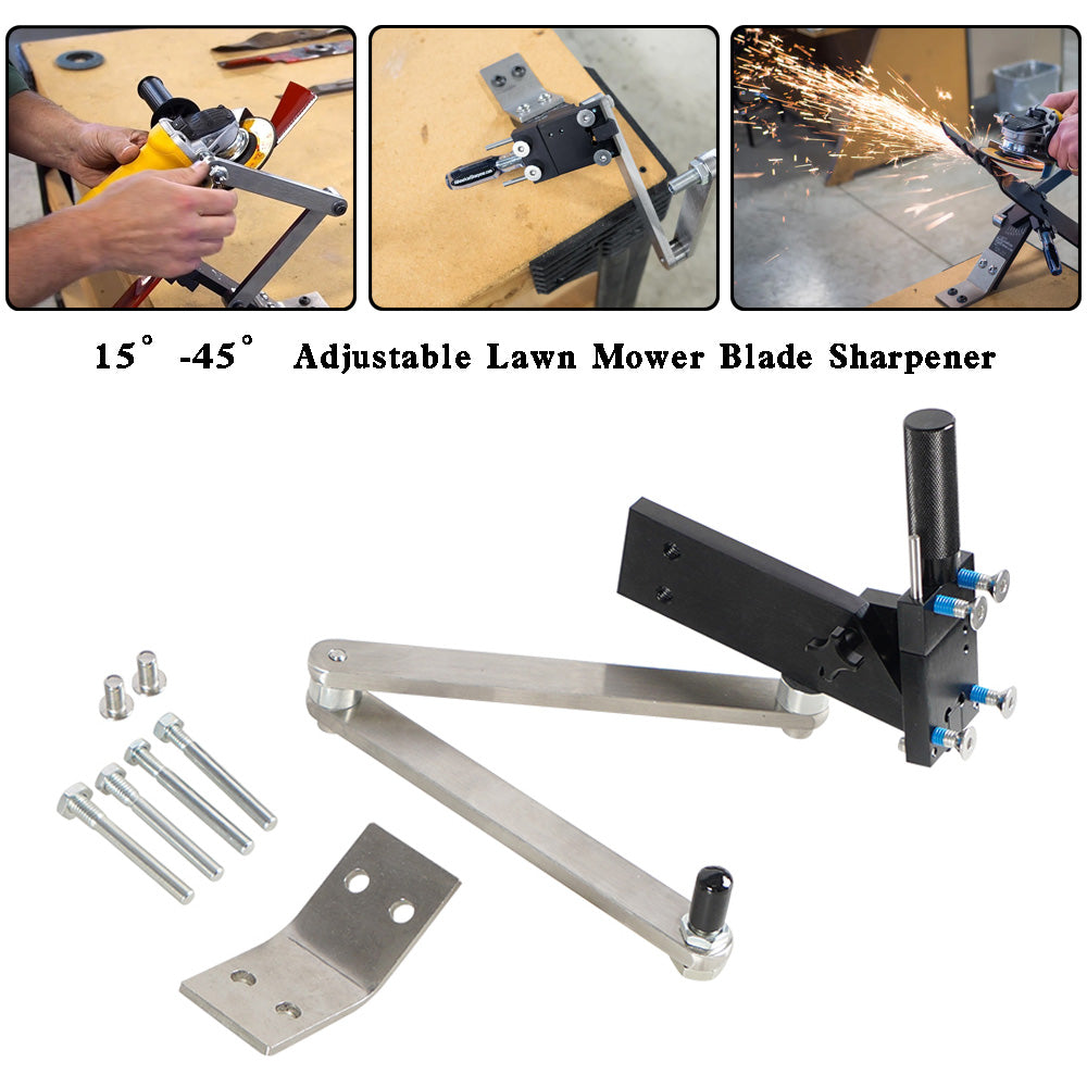 15 to 45 Degree Lawn Mower Blade Grinding Sharpener Tool for Machines