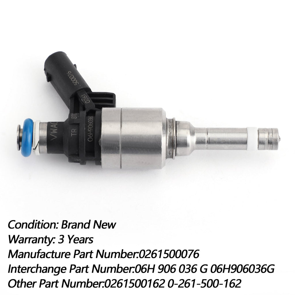 1x Fuel Injectors For Audi A4 A3 A5 TT VW T5 Eos CC 2.0L Turbo 0261500076