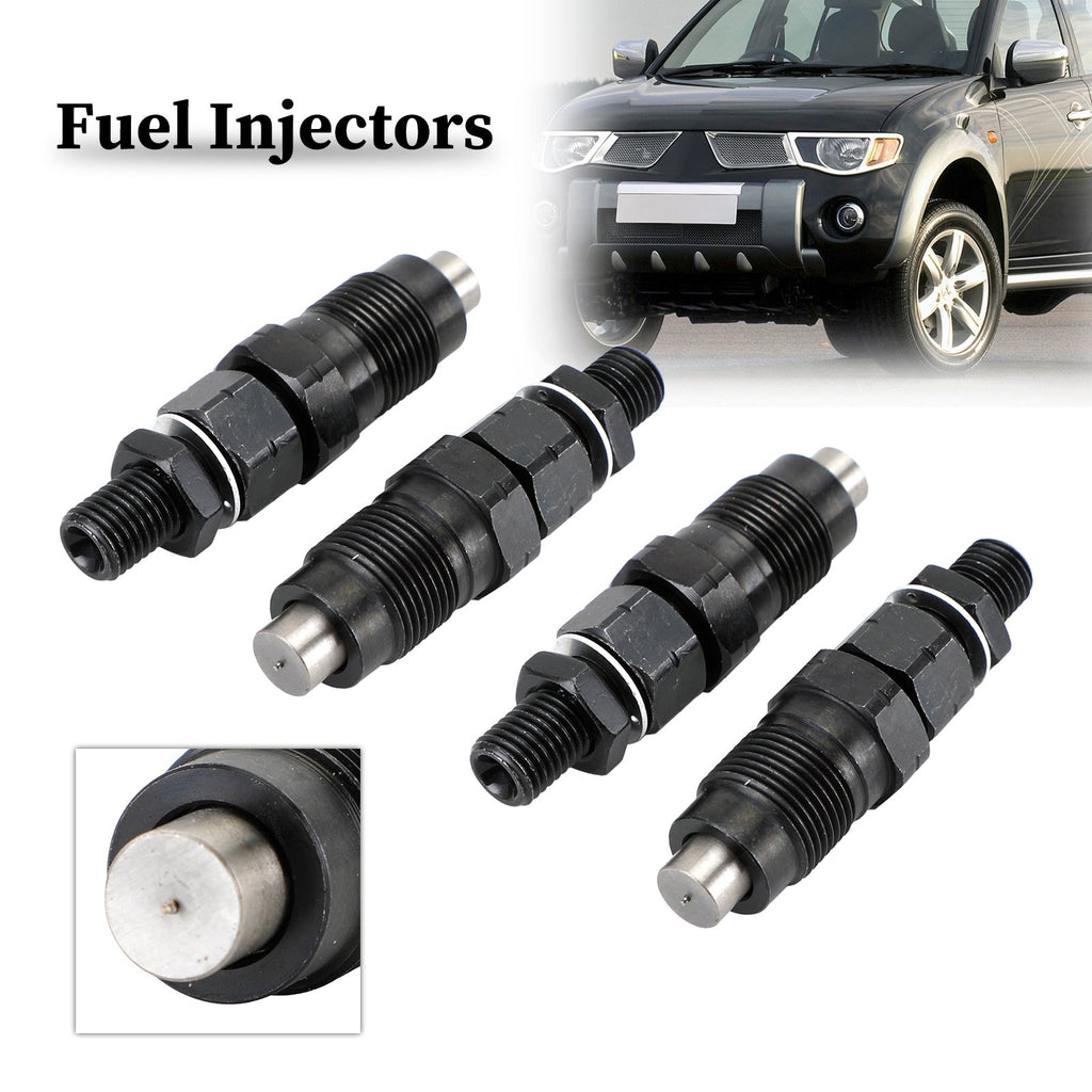 MD196607 4D56T Fuel Injection System 4 Piece Injectors for Mitsubishi L200 Pickup 1996-2006