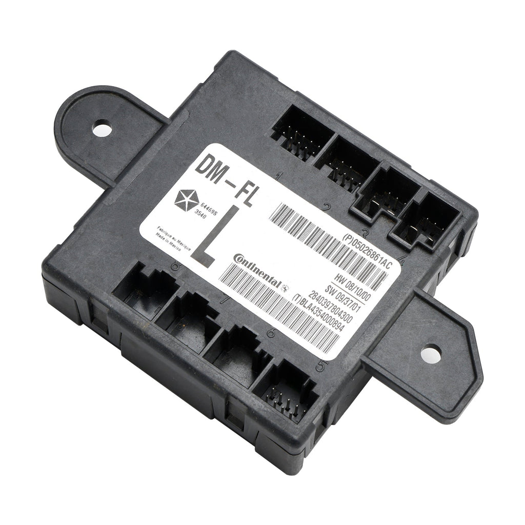 05026861AC Front Driver Door Control Module Compatible with 2007-2020 Chrysler Dodge