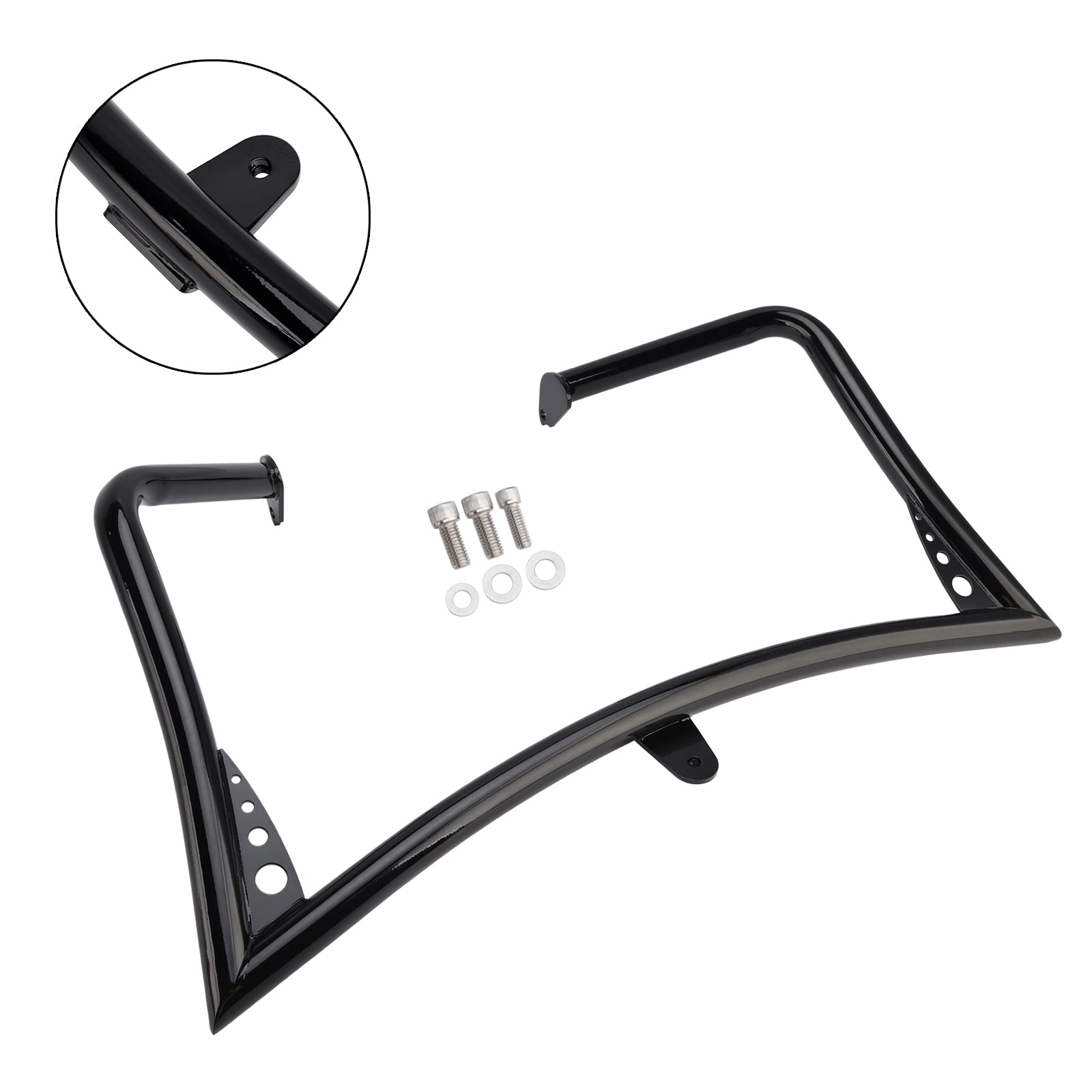 1997-2008 Touring Electra Glide Standard FLHT Engine Guard Frame Anti-Crash Bumper Protector Black