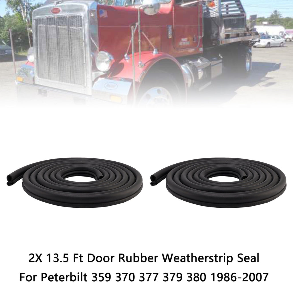 13.5 Ft Door Rubber Seal Weatherstrip for 1986-2007 Peterbilt 359 370 377 379 380 2X