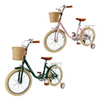 18 Inch Child's Bicycle with Basket for 7-9 Year Old Boys and Girls