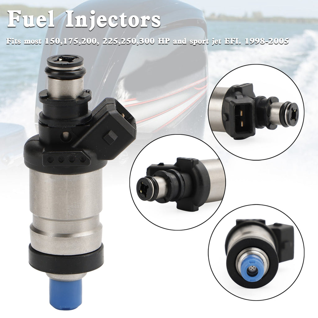 18715T1 Mercury Outboard Motor Fuel Injectors 1998-2005 150 to 300 Horsepower