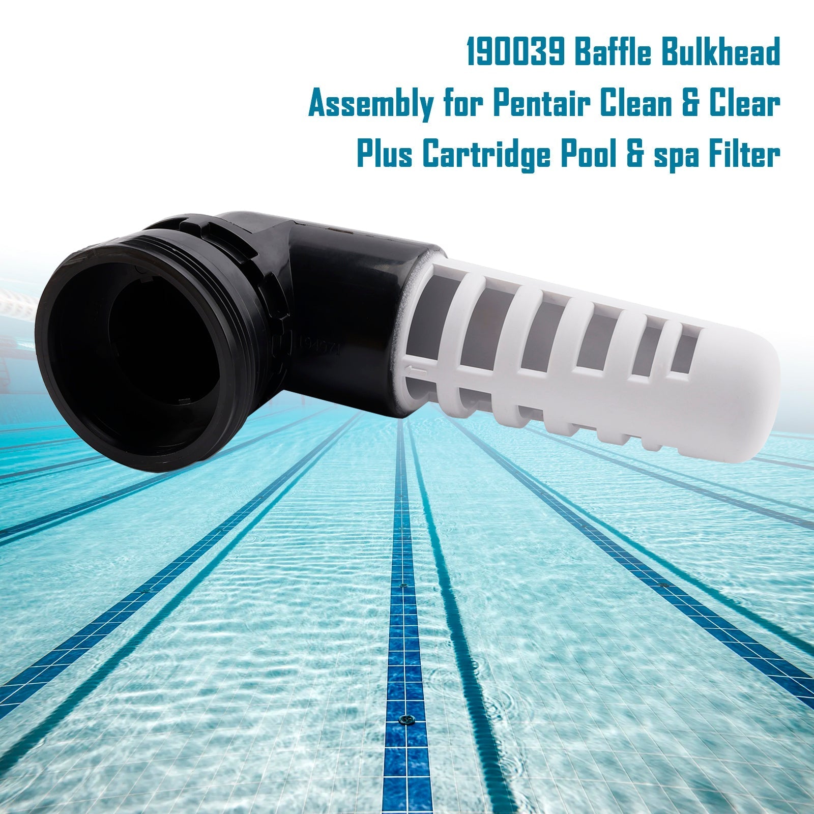 190039 Baffle Bulkhead Component for Pentair Clean & Clear Plus Pool and Spa Cartridge Filter