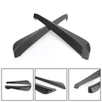 19 Inch Rear Bumper Canard Fin Splitter Diffuser Valence Spoiler Lip Carbon Fiber Generic