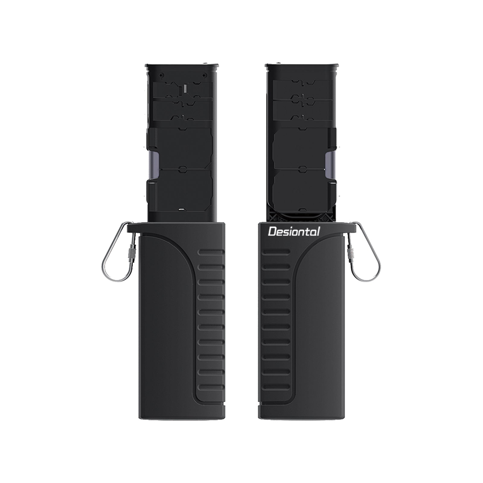 SD Card Reader with Built-In Storage Box for Fast Photo Transfer and Flash Card Organization