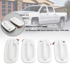 Four-Piece Exterior Door Handle for 2000-2006 Chevrolet Suburban Avalanche Escalade Cadillac 15029900 15029899 15182405 15029901