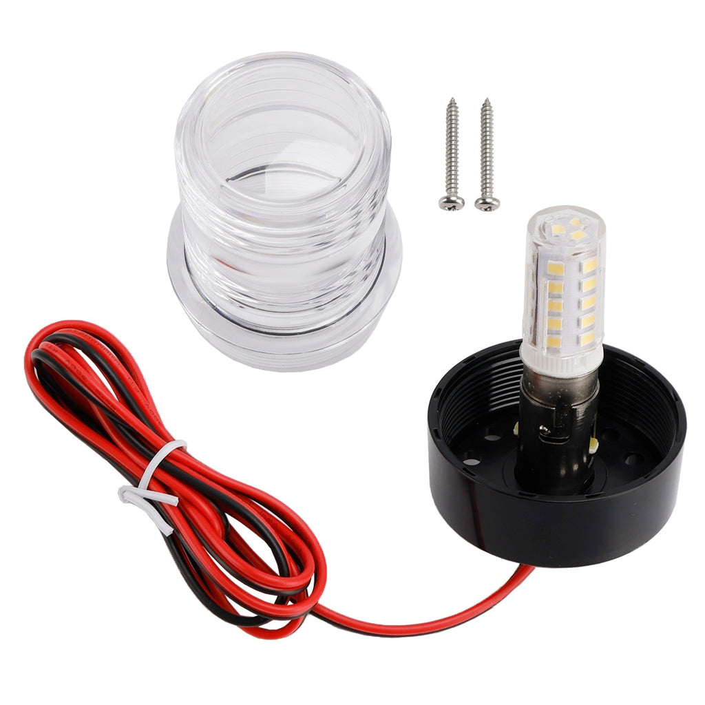 IP66 2.7W LED Anchor Navigation Light Round Vessel Lamp for Boats and Yachts