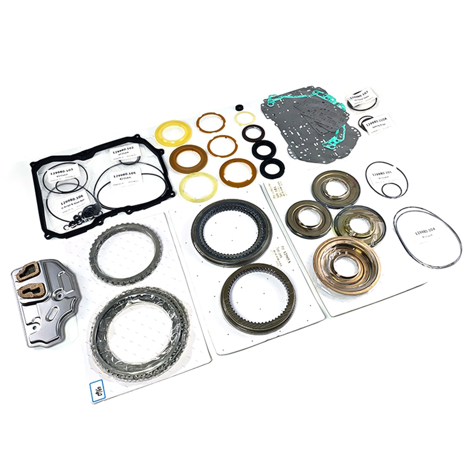 VW Audi 09G TF60SN 6AT Transmission Rebuild Kit with Gaskets and Clutch Assembly