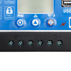 12V-60V Solar PWM Charge Controller Display Screen Street Light Regulator 0V Starting