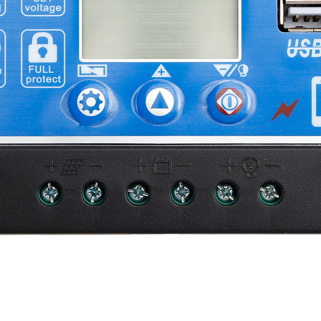 12V to 60V Solar Controller with Current Display and 0V Start PWM Street Light Control