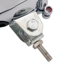 Chrome Motorcycle Universal Headlight Lamp 62 with Color Switch Spotlight