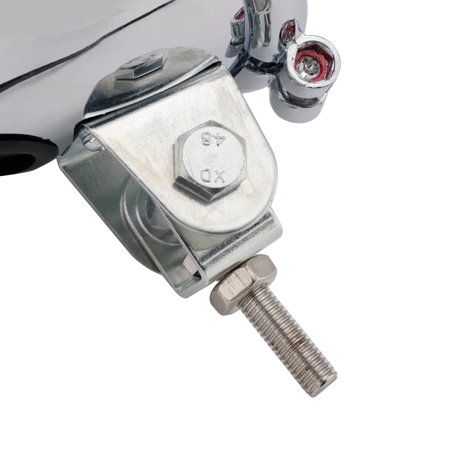 Chrome Motorcycle Universal Headlight Lamp 62 with Color Switch Spotlight