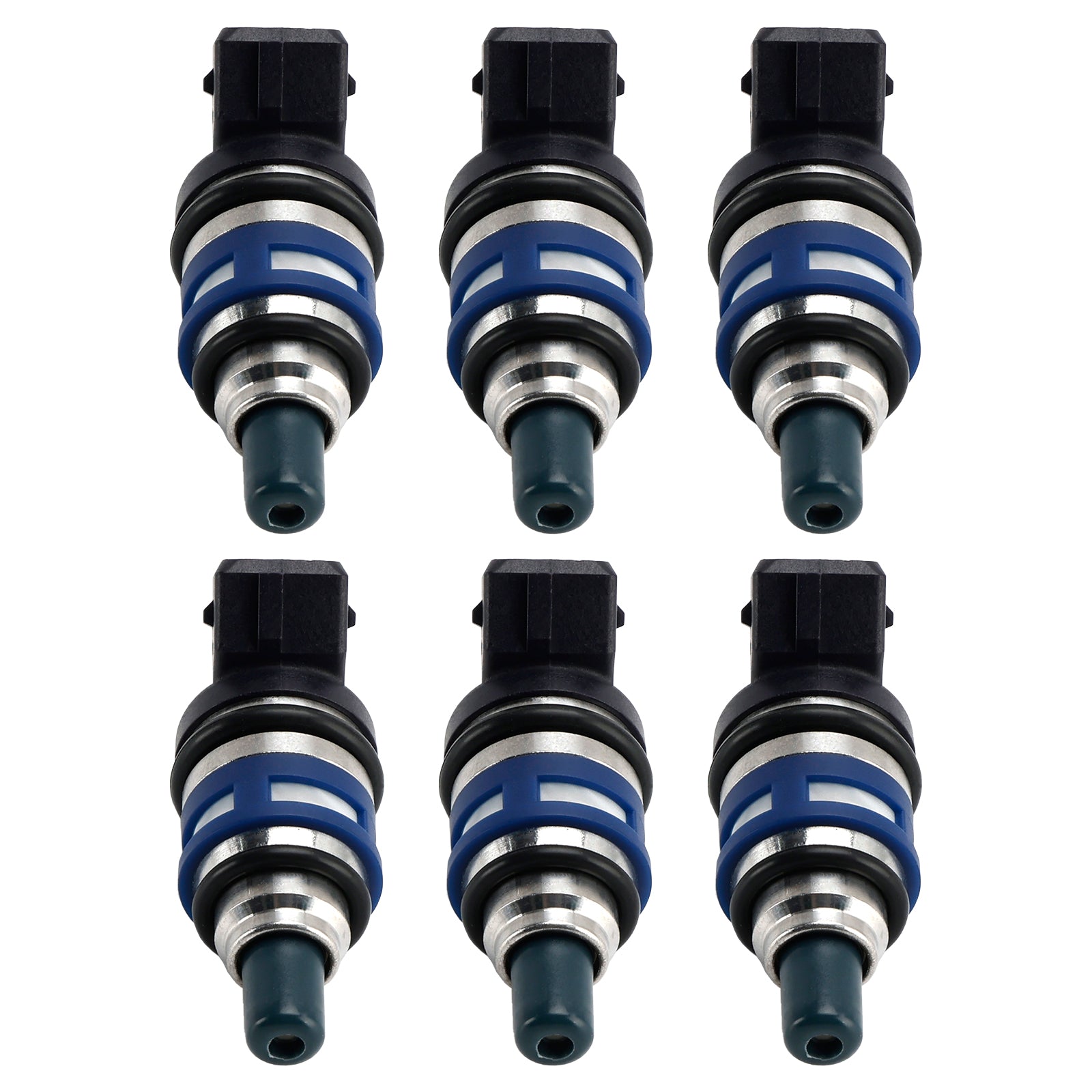 6Pcs Fuel Injector Assembly for 1989-1996 Nissan 300ZX Z32 3.0L TURBO V6 16600-40P07