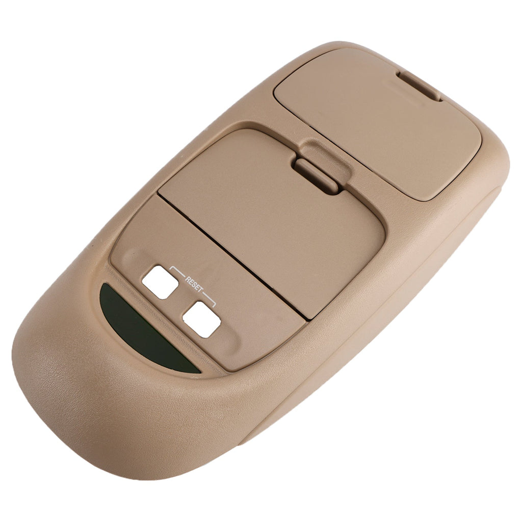 Ford Super Duty F250 F-350 F-450 F-550 2002-2004 Overhead Console Assembly Tan without Sunroof