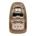 2002-2004 Ford F250 F-350 F-450 F-550 Super Duty Overhead Console Assembly w/o Sunroof Tan