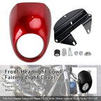 1973 and Later Sportster FX Dyna XL 883 1200 Headlight Fairing Cover Light Shield