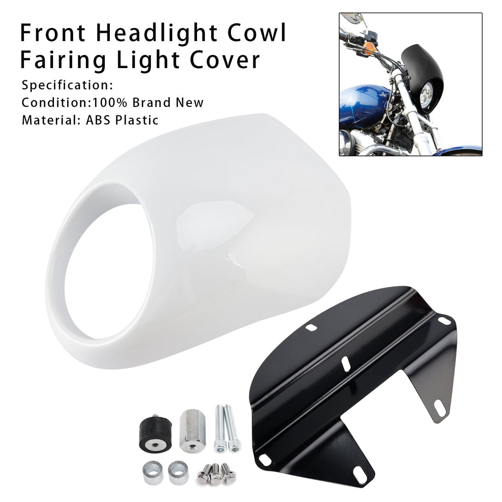 1973 and Later Sportster FX Dyna XL 883 1200 Headlight Fairing Cover Light Shield