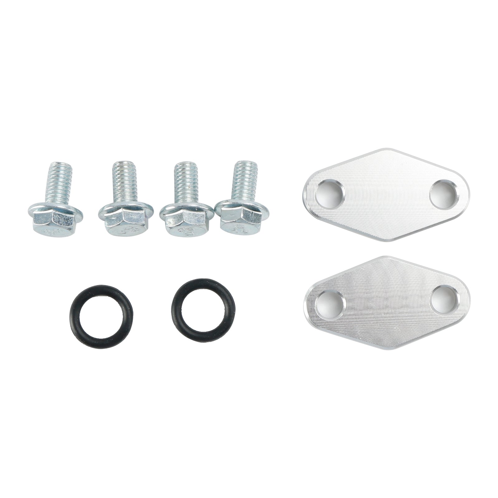 Oil Cooler Block Off Plate Set for 2001-2008 Suzuki GSXR1000