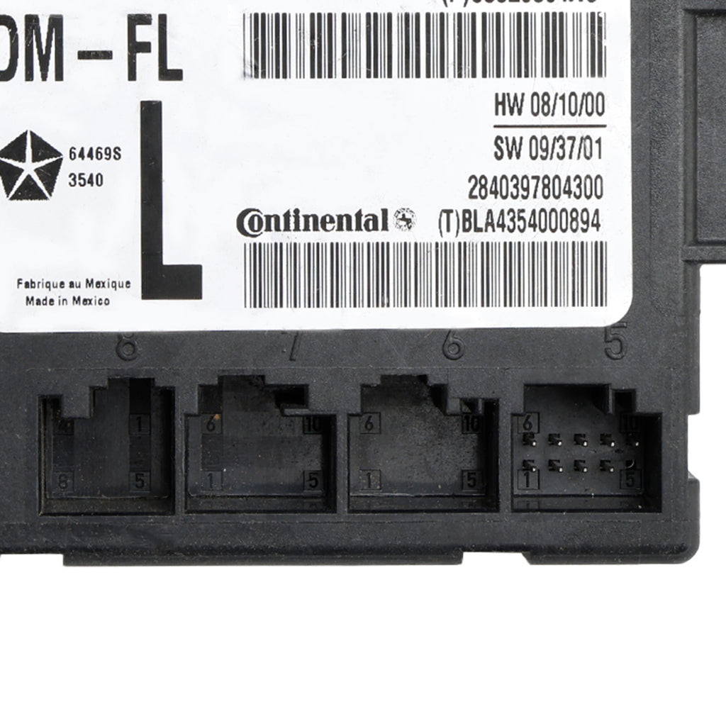 05026861AC Front Driver Door Control Module Compatible with 2007-2020 Chrysler Dodge