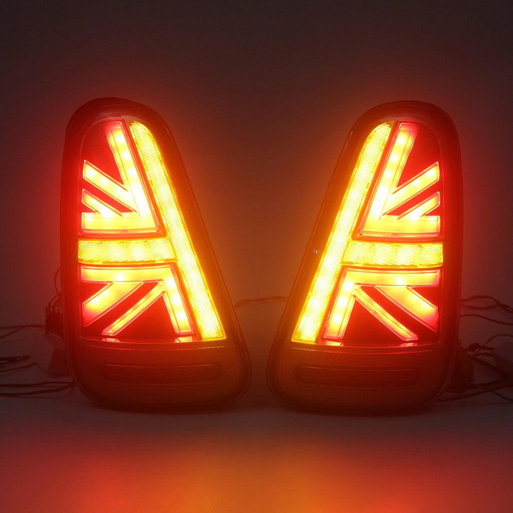 2001-2006 BMW Mini Cooper R50 R52 R53 LED Tail Lights with Integrated Turn Signal Lamps Left and Right