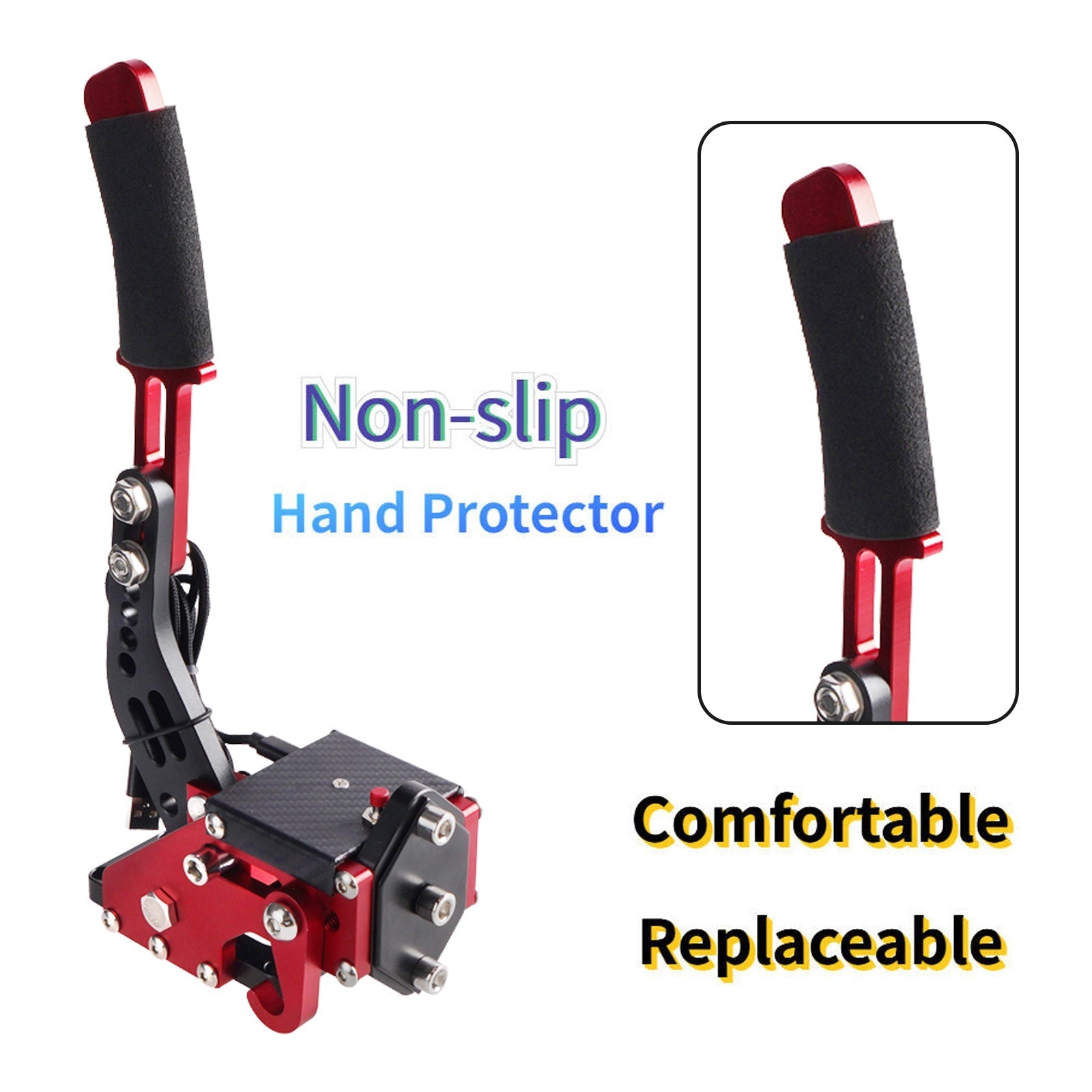 14-Bit G29 Handbrake Pedal Kit USB 3.0 Compatible PS4 PS5 Racing Simulation