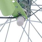 16" Green Girls Children's Bicycle featuring Side Wheels, Basket and Rear Cargo Rack