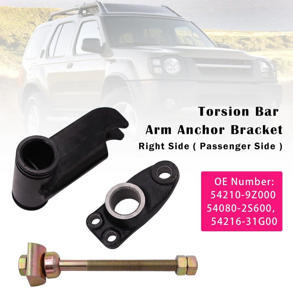 Right Side Torsion Bar Arm Anchor Bracket for 2001-2004 Nissan Xterra Frontier V6
