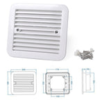 12V Mute Exhaust Ventilation Fan for RV Caravan Trailer Side Air Cooling