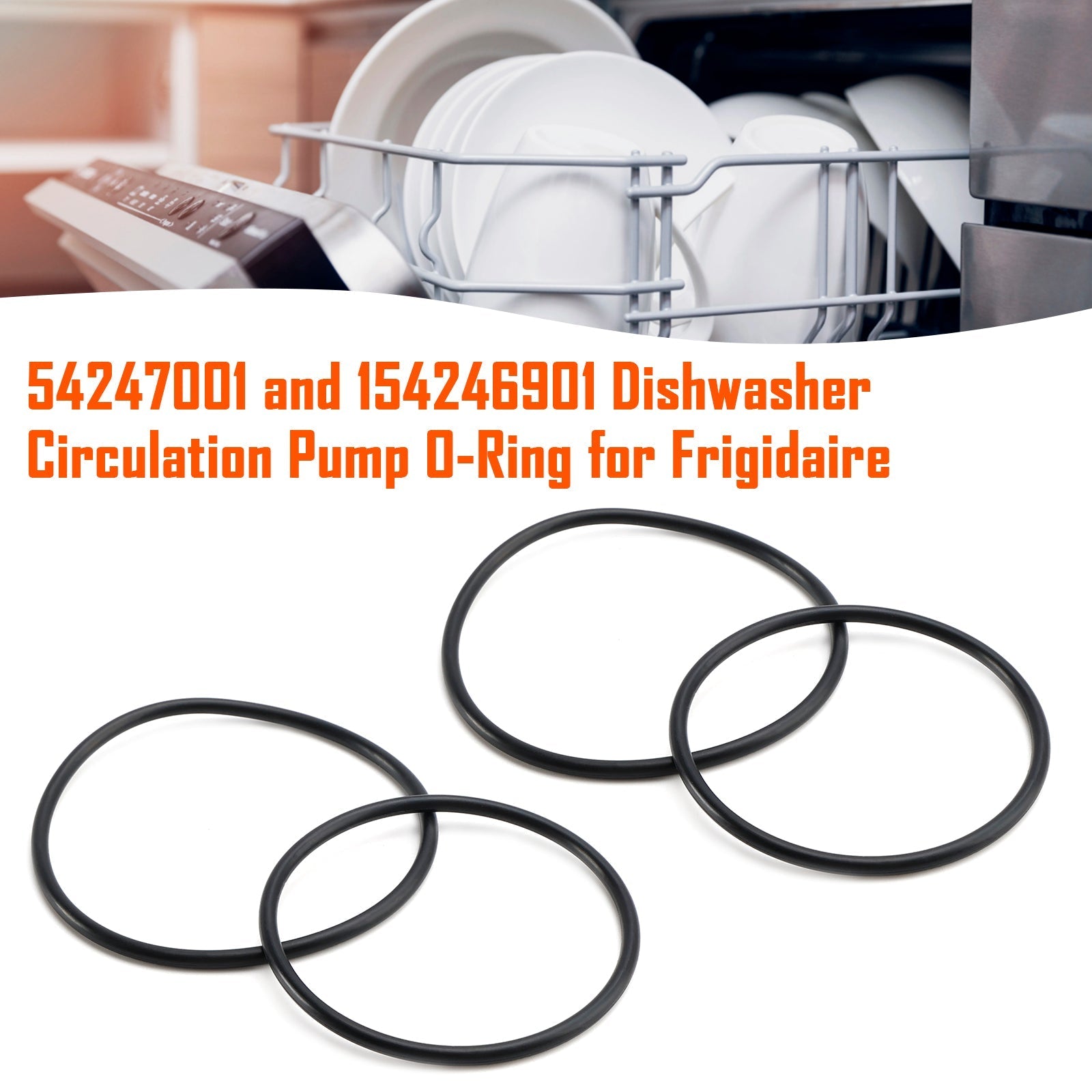 154247001 and 154246901 Frigidaire Dishwasher Circulation Pump Seal Ring