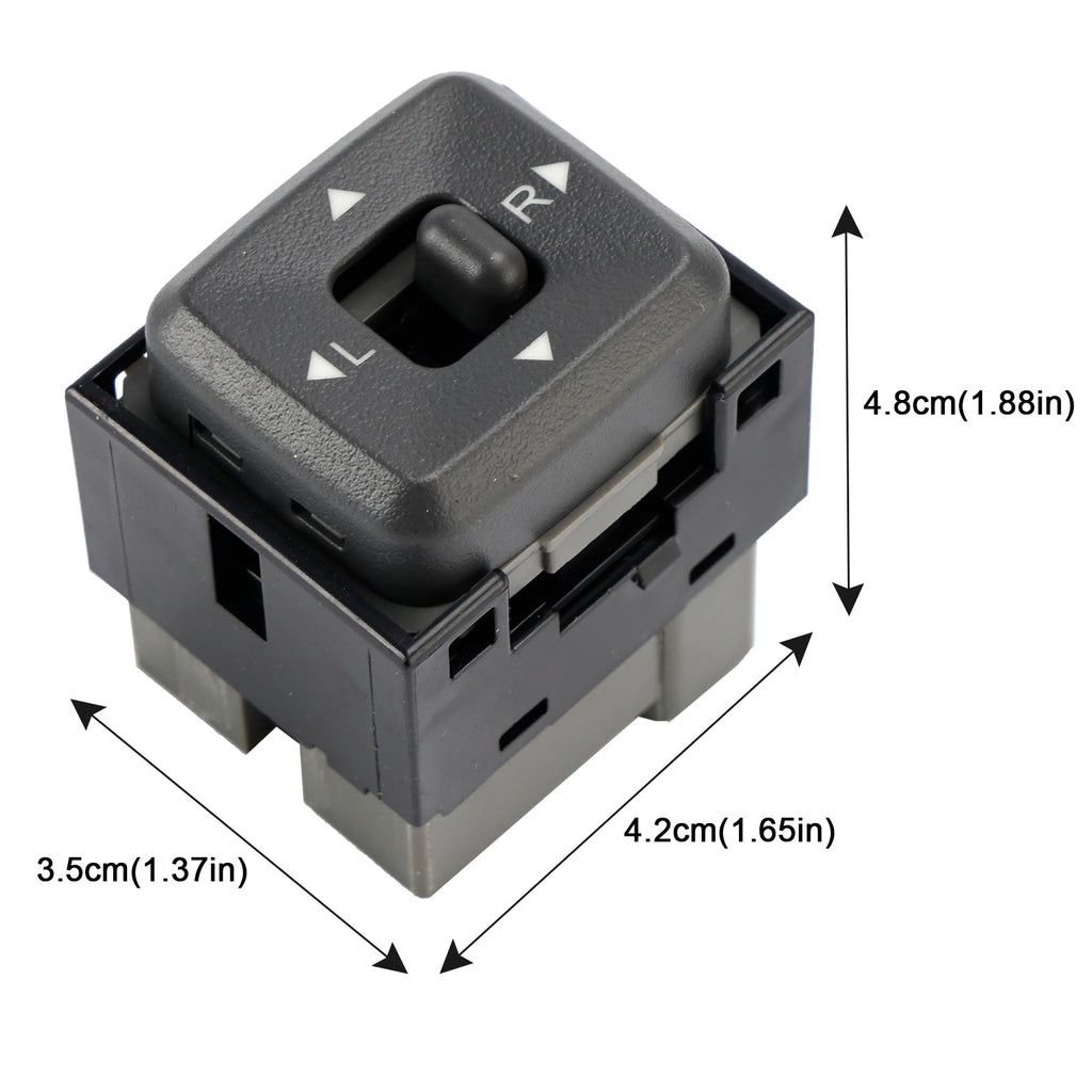 183515 Mirror Control Switch Knob for Isuzu Dmax Rear Side Adjustment 2007-2008