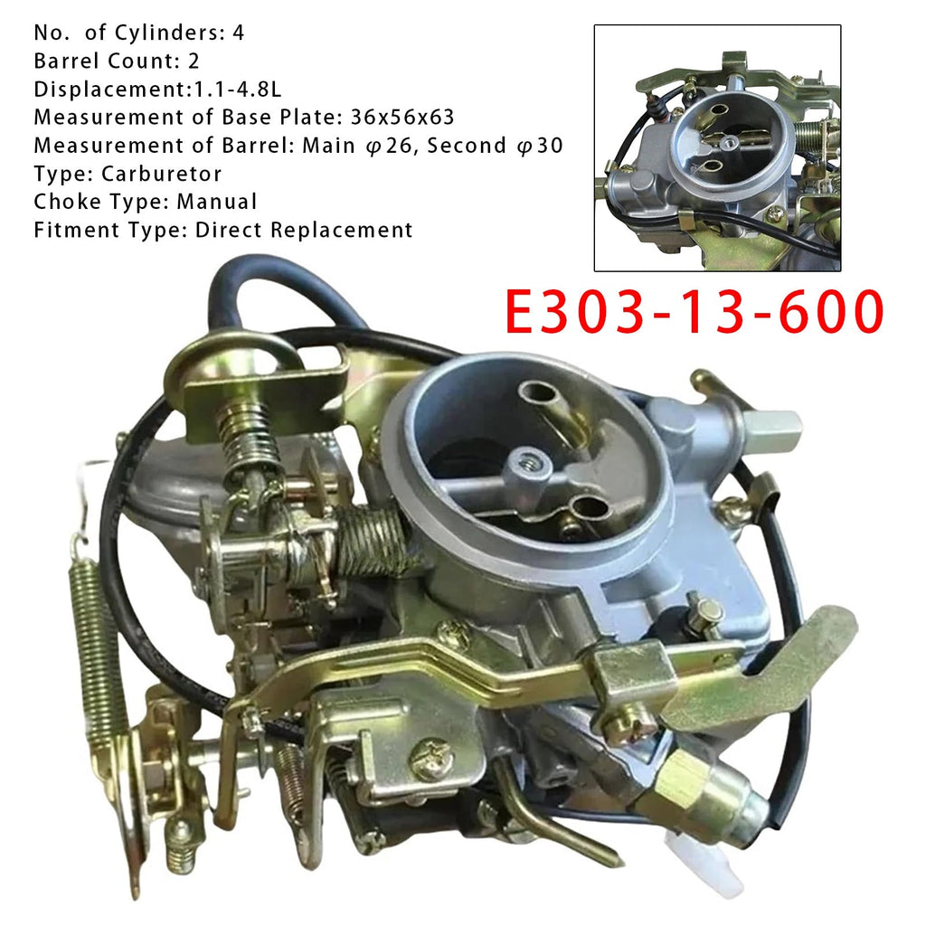 1982+ Ford LASER E303-13-600 Replacement Carburetor
