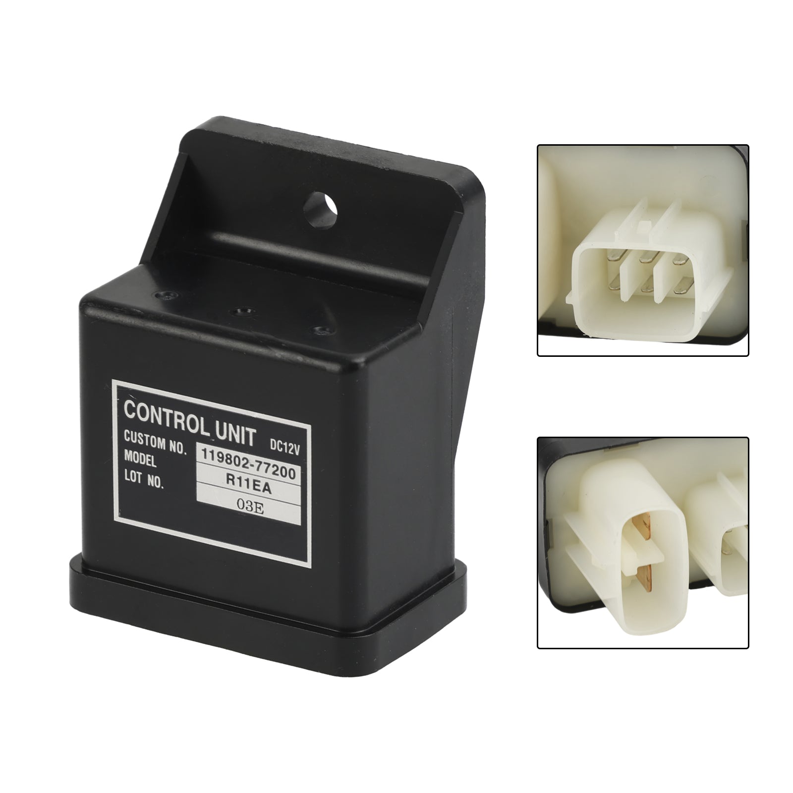 12V R11EA Safety Relay Component 119802-77200 Yanmar ZX-3 Hitachi Excavator Control System
