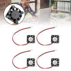 5V Brushless Blower Cooling Fan 2 Pin Connector 25x25x7mm 0.12A 2507S