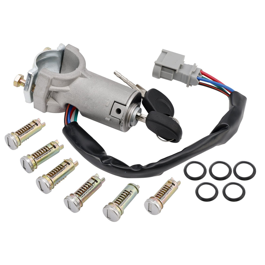 Iveco Daily Ignition Lock Cylinder Kit 6x Locking Cylinders with Key 2000-2006 2991727