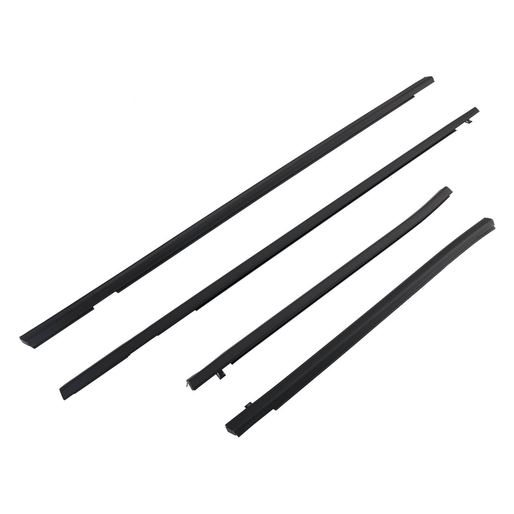 First Generation Honda FIT JAZZ 2001-2008 4-Piece Door Weatherstrip Rubber Belt Seal Kit