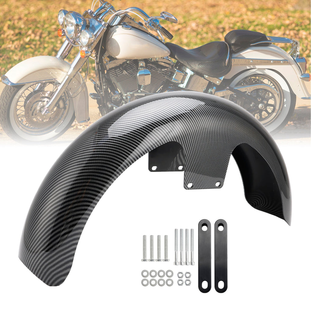 19" Front Fender ABS Wrap Kit For Harley Touring Road Glide Street Glide Electra Bagger FLHT FLHR